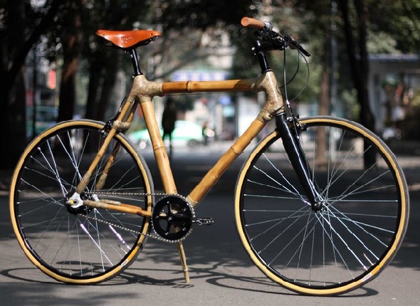 Рама велосипеда из бамбука
